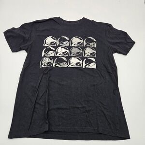 Taco Bell Graphic T Shirt Mens Size Medium Black Cotton Poly Blend Fast Food